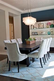 Chandelier Over Dining Table