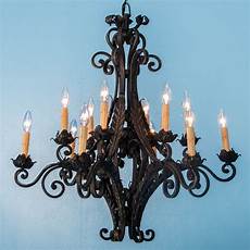 Black Iron Chandelier