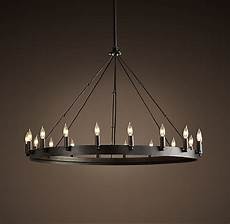Black Iron Chandelier