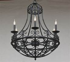 Black Iron Chandelier