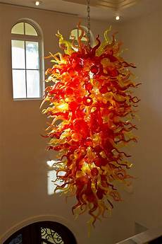 Blown Glass Chandelier