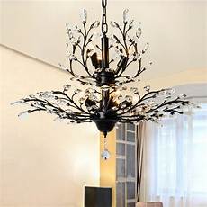 Bronze Crystal Chandelier