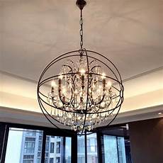 Crystal Globe Chandelier