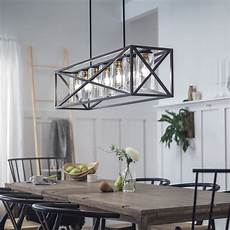 Linear Chandelier Black