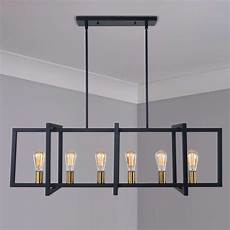 Linear Chandelier Black