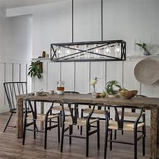 Linear Chandelier Black
