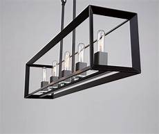 Linear Chandelier Black