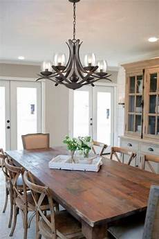 Linear Chandelier Dining Room