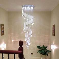 Long Crystal Chandelier