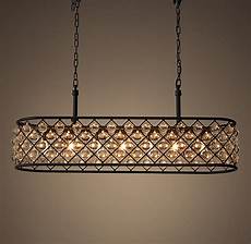 Rectangular Crystal Chandelier