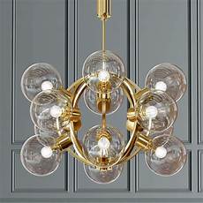 Sputnik Chandelier Gold