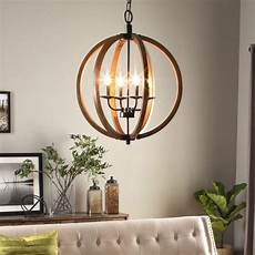 Wood Chandelier Modern